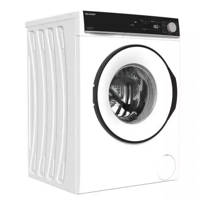 Lavadora Sharp ES-NFA910BW1NA-PL, carga frontal, 9 kg, clase de eficiencia energética A
