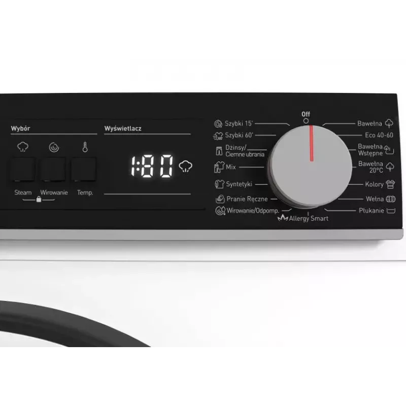 Lavadora Sharp ES-NFA910BW1NA-PL, carga frontal, 9 kg, clase de eficiencia energética A