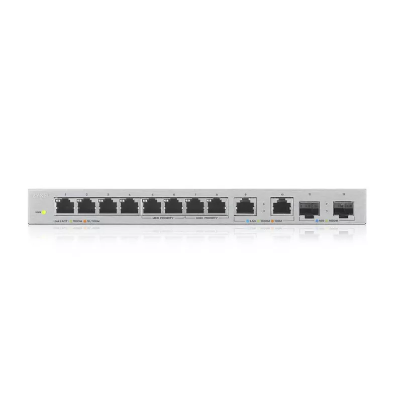 Zyxel XGS1010-12-ZZ0102F Switch de red no gestionado Gigabit Ethernet (10/100/1000) Gris