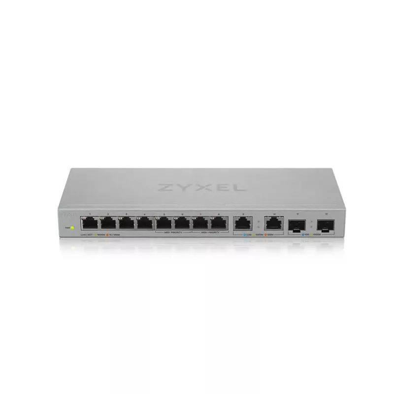 Zyxel XGS1010-12-ZZ0102F Switch de red no gestionado Gigabit Ethernet (10/100/1000) Gris