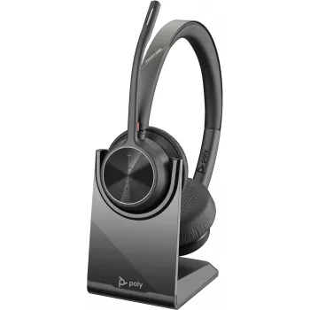 HP Poly Voyager 4320 UC auricular estéreo USB-A +BT700 adaptador USB-A +base de carga