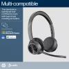 HP Poly Voyager 4320 auricular certificado Microsoft Teams +BT700 dongle +base de carga