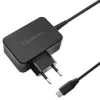 Cargador Qoltec 52385 interior AC carga rápida 20V 3A negro