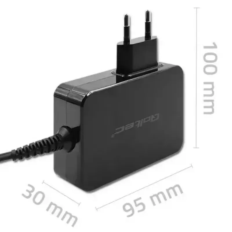 Cargador Qoltec 52388 Indoor Fast Charging 20V 5A negro