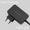 Cargador Qoltec 52388 Indoor Fast Charging 20V 5A negro
