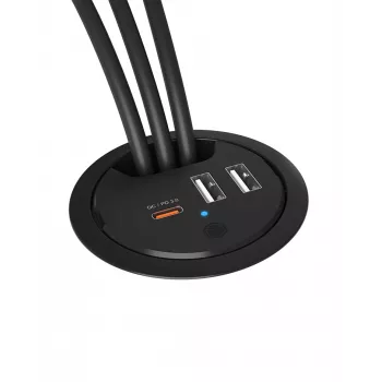 Cargador USB de escritorio ICY BOX con Power Delivery y Quick Charge