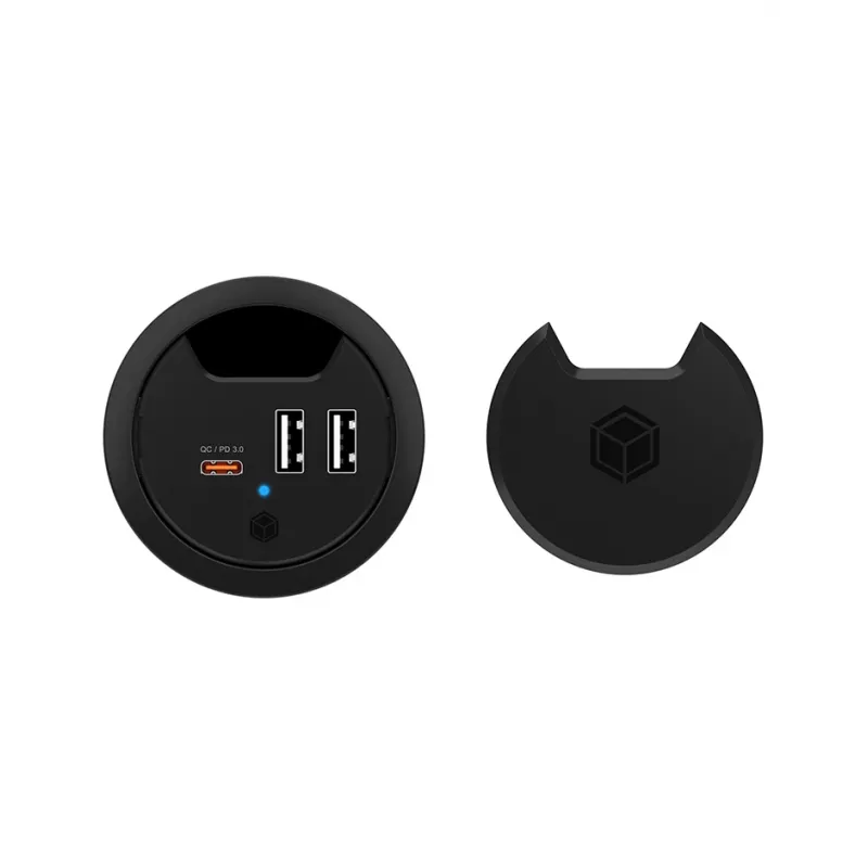 Cargador USB de escritorio ICY BOX con Power Delivery y Quick Charge