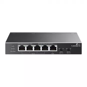 Switch de red TP-Link TL-SG1005P-PD Gigabit Ethernet (10/100/1000) Power over Ethernet (PoE) Negro