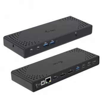 Estación de acoplamiento i-tec USB-C Triple Display Docking Station Gen 2 Power Delivery 100W Cableado 3.2