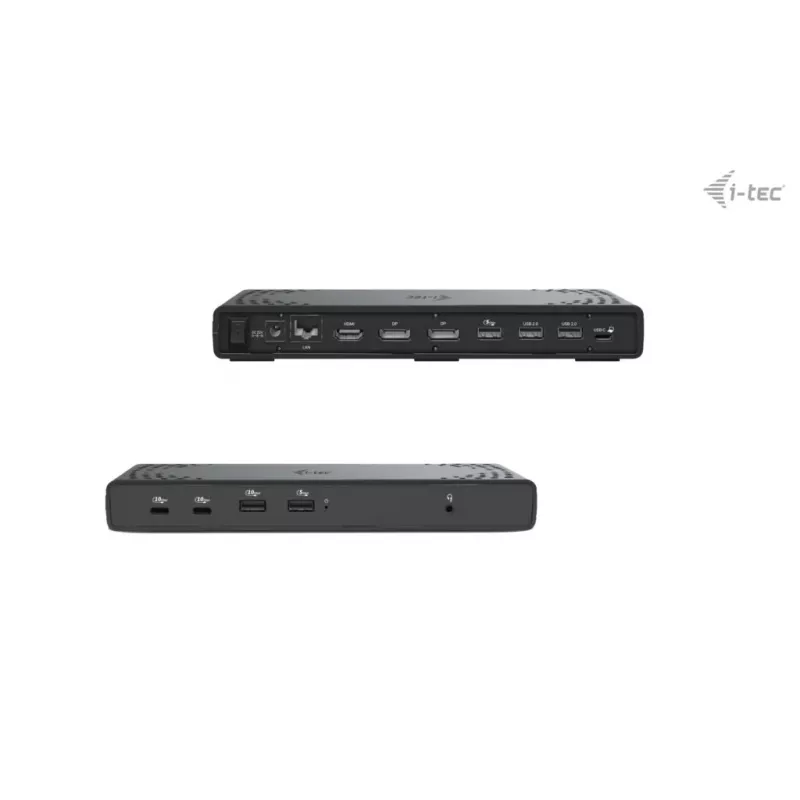 Estación de acoplamiento i-tec USB-C Triple Display Docking Station Gen 2 Power Delivery 100W Cableado 3.2