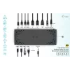 Estación de acoplamiento i-tec USB-C Triple Display Docking Station Gen 2 Power Delivery 100W Cableado 3.2