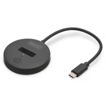 Estación de acoplamiento DIGITUS NVMe/SATA – USB3.2 Gen2 Type-C NVMe y SATA SSD