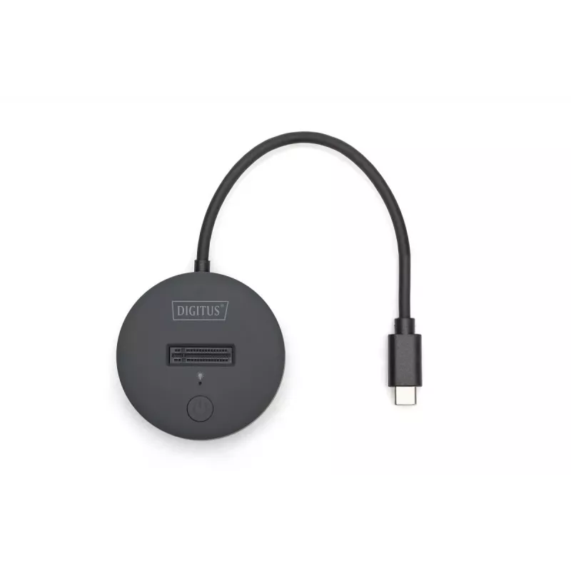 Estación de acoplamiento DIGITUS NVMe/SATA – USB3.2 Gen2 Type-C NVMe y SATA SSD