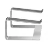 Soporte para portátil Gembird NBS-D1-01 Aluminio Plata para portátiles de hasta 39,6 cm (15,6