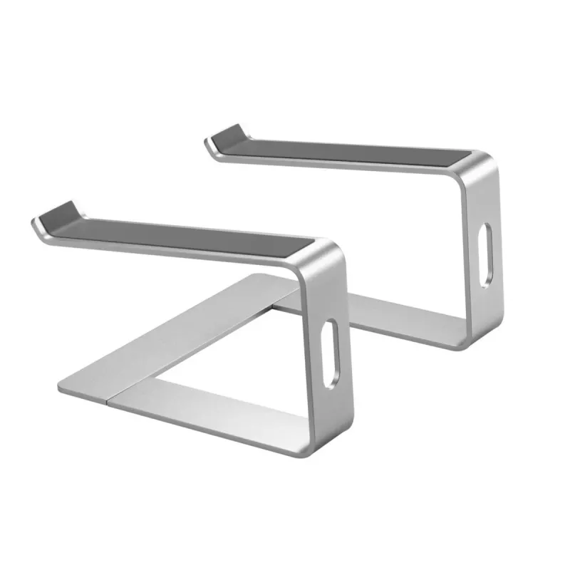 Soporte para portátil Gembird NBS-D1-01 Aluminio Plata para portátiles de hasta 39,6 cm (15,6