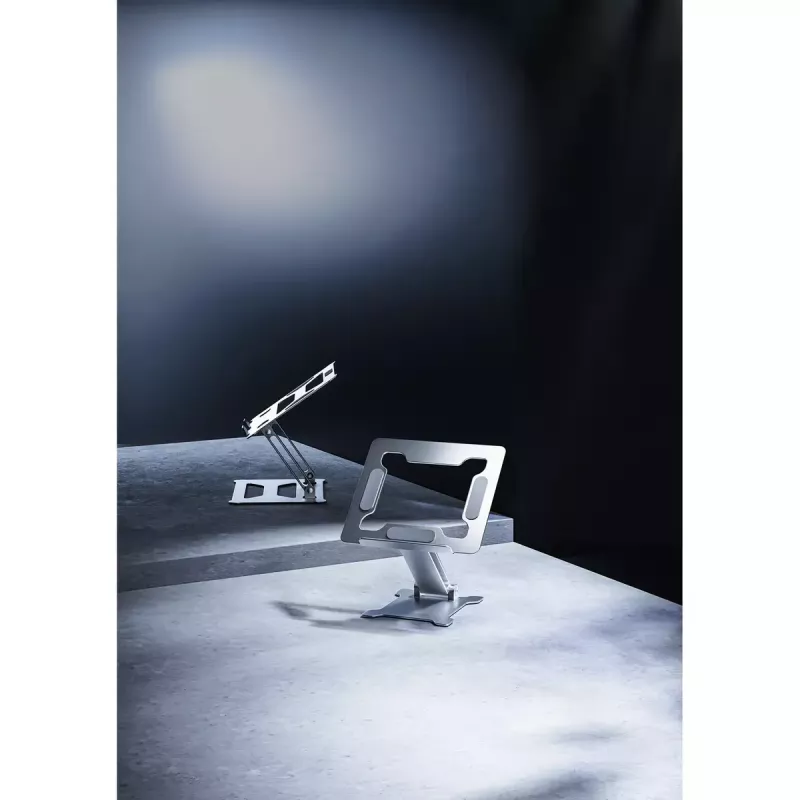 Soporte para portátil Gembird NBS-D1-03 Plata Aluminio para hasta 39,6 cm (15,6