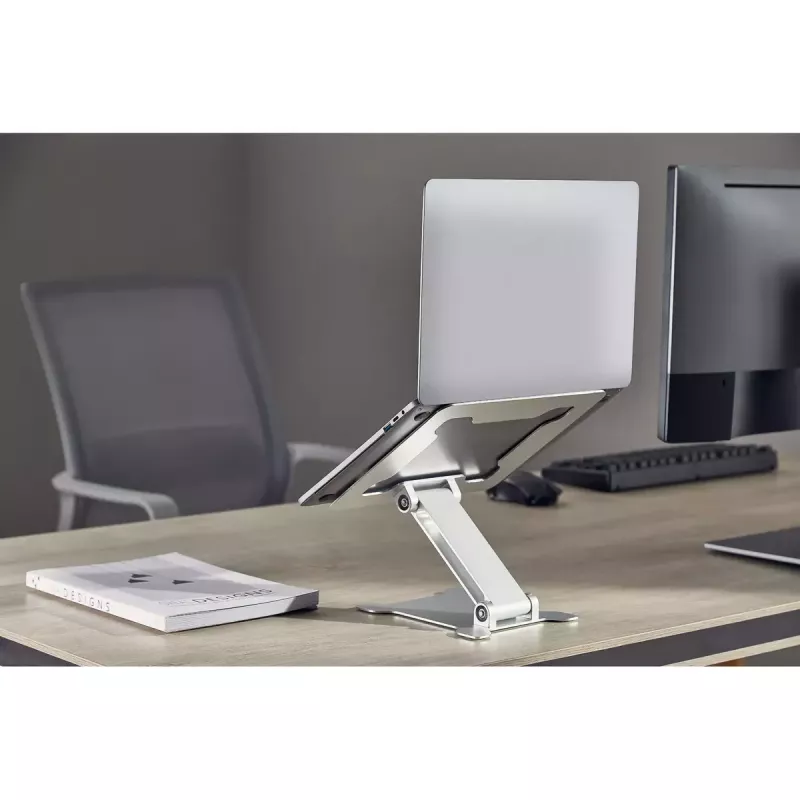 Soporte para portátil Gembird NBS-D1-03 Plata Aluminio para hasta 39,6 cm (15,6