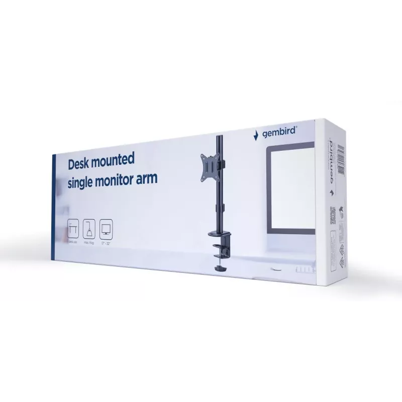Brazo de monitor individual para montaje en escritorio GEMBIRD, 17