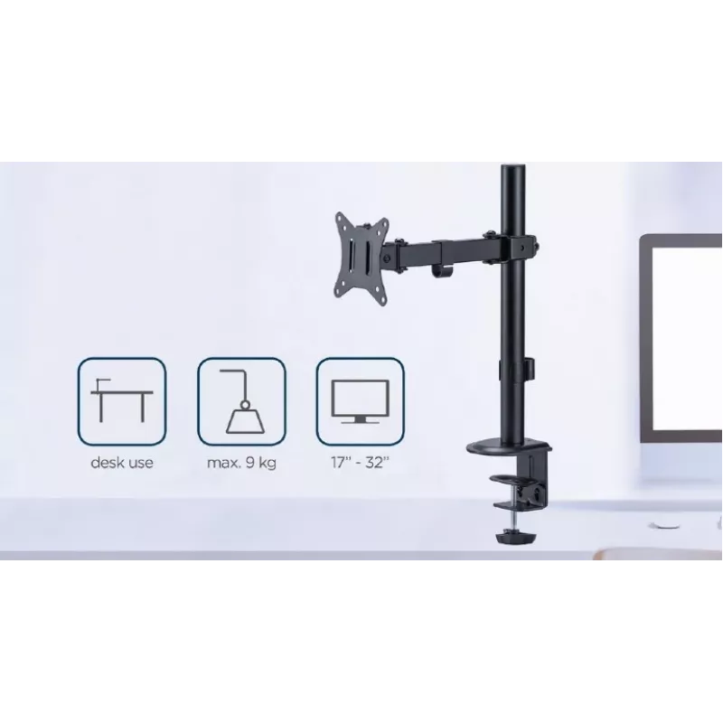 Soporte de escritorio GEMBIRD para un monitor, 17–32