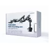 Brazo de monitor ajustable GEMBIRD para montaje en mesa con bandeja para portátil (movimiento completo)