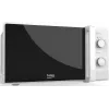 Beko MOC20100WFB microondas solo, 700 W, 20 l, plato giratorio de 24,5 cm, control mecánico, blanco
