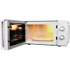 Beko MOC20100WFB microondas solo, 700 W, 20 l, plato giratorio de 24,5 cm, control mecánico, blanco