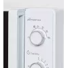 Beko MOC20100WFB microondas solo, 700 W, 20 l, plato giratorio de 24,5 cm, control mecánico, blanco