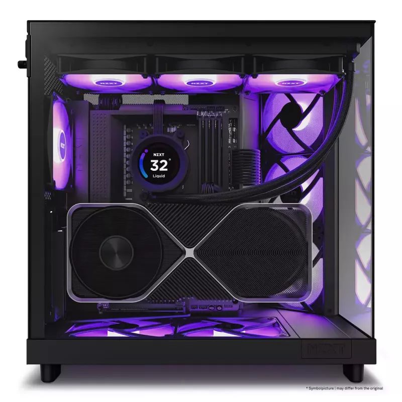 Caja de PC NZXT H6 Air Flow Midi Tower negra