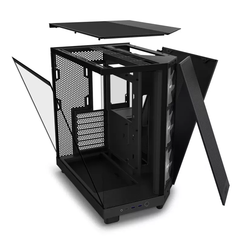 Caja de PC NZXT H6 Air Flow Midi Tower negra
