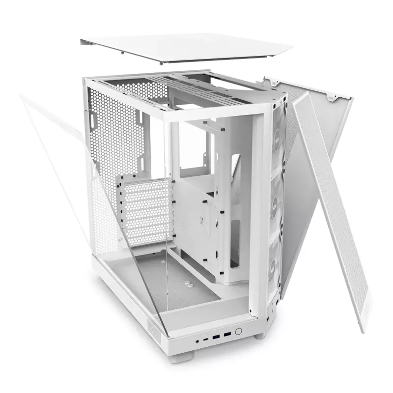 Caja de PC NZXT H6 Air Flow Midi Tower blanca
