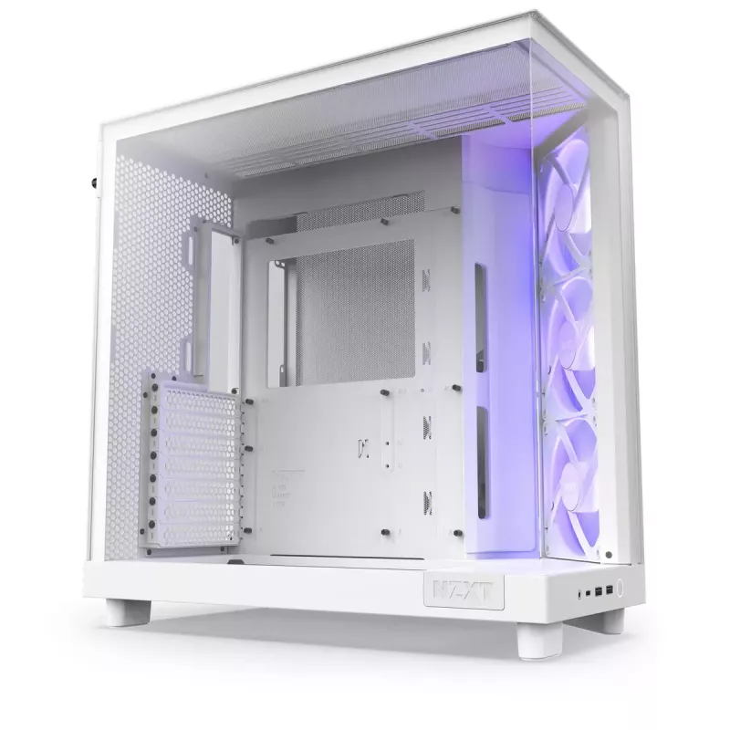 Caja de PC NZXT H6 Air Flow Midi Tower blanca