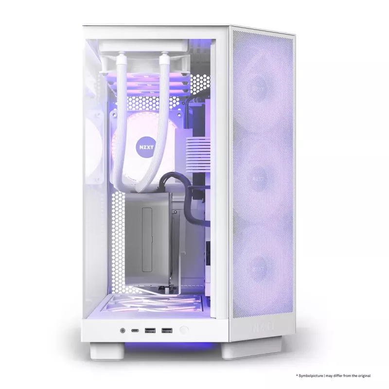 Caja de PC NZXT H6 Air Flow Midi Tower blanca