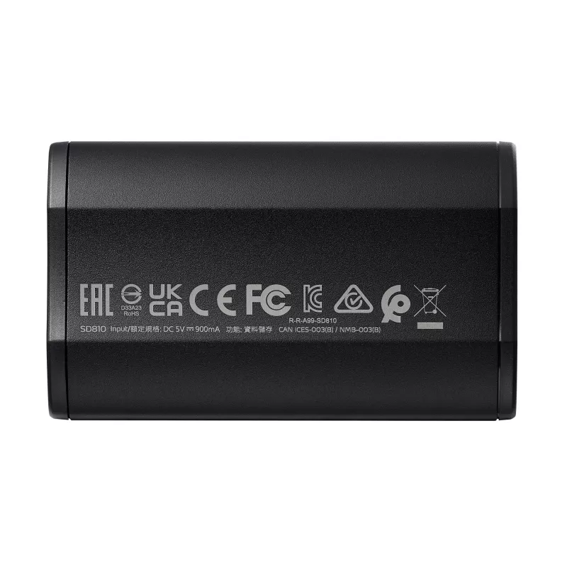 SSD externo ADATA SD810 1 TB (1000 GB) USB 3.2 Gen 2x2, 2000 MB/s, IP68, carcasa de aluminio