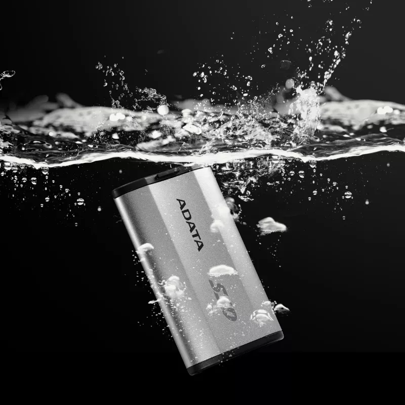 SSD portátil ADATA SD810 4 TB, USB Type-C, USB 3.2 Gen 2x2, 2000 MB/s de lectura/escritura, carcasa de aluminio IP68