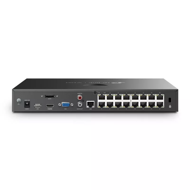 Grabador de vídeo en red TP-Link VIGI NVR2016H-16P Negro