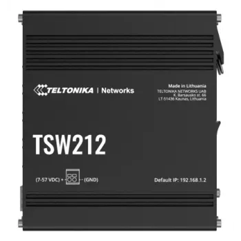 TELTONIKA TSW212 Switch Gigabit Ethernet PoE+ gestionado (8 puertos + 2 SFP)