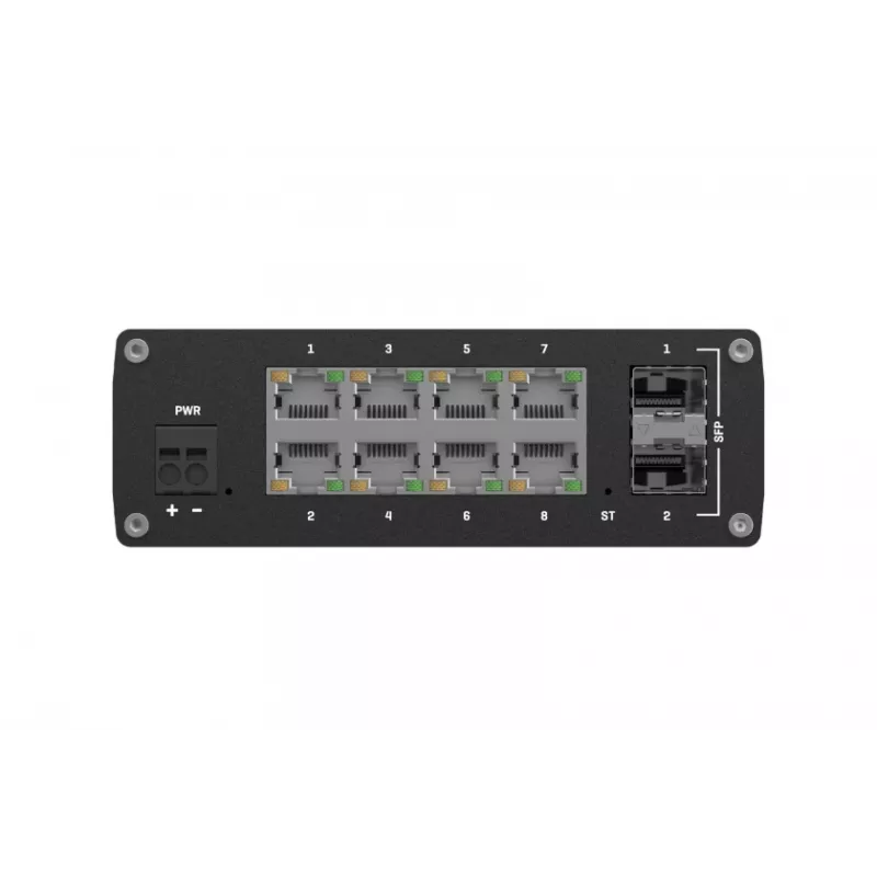 TELTONIKA TSW212 Switch Gigabit Ethernet PoE+ gestionado (8 puertos + 2 SFP)