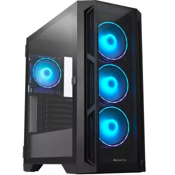 Chieftec APEX GA-01B-TG-OP ATX Semitorre Negra