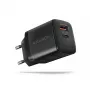 Cargador de pared Axagon ACU-PQ20 QC3.0 PD Type-C 20W Negro