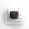 Cargador de pared Axagon ACU-PQ20 QC3.0 PD Type-C 20W Negro