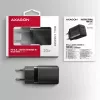 Cargador de pared Axagon ACU-PQ20 QC3.0 PD Type-C 20W Negro
