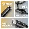 Axagon ADA-HC Adaptador de audio USB-C a jack de 3,5 mm – DAC Hi-Res, 384 kHz/32 Bit, Estéreo
