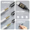 Axagon ADA-HC Adaptador de audio USB-C a jack de 3,5 mm – DAC Hi-Res, 384 kHz/32 Bit, Estéreo