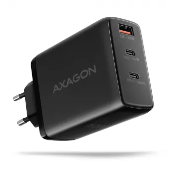 Axagon ACU-DPQ100 PD3.0 & QC 4+ THREE OUTPUTS Cargador de pared 100W