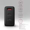 Axagon ACU-DPQ100 PD3.0 & QC 4+ THREE OUTPUTS Cargador de pared 100W
