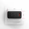 Axagon ACU-DPQ100 PD3.0 & QC 4+ THREE OUTPUTS Cargador de pared 100W