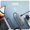 Axagon HMC-5H Hub USB 5Gbps, 3x USB-A, HDMI 4K/30Hz, PD 100W, cable USB-C de 100cm