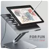 Axagon HMC-STND Hub multipuerto USB-C 5Gbit/s y soporte de aluminio para portátiles. HDMI 4K/60Hz, GLAN, PD y 3 puertos USB-A. Cable USB-C de 60 cm.