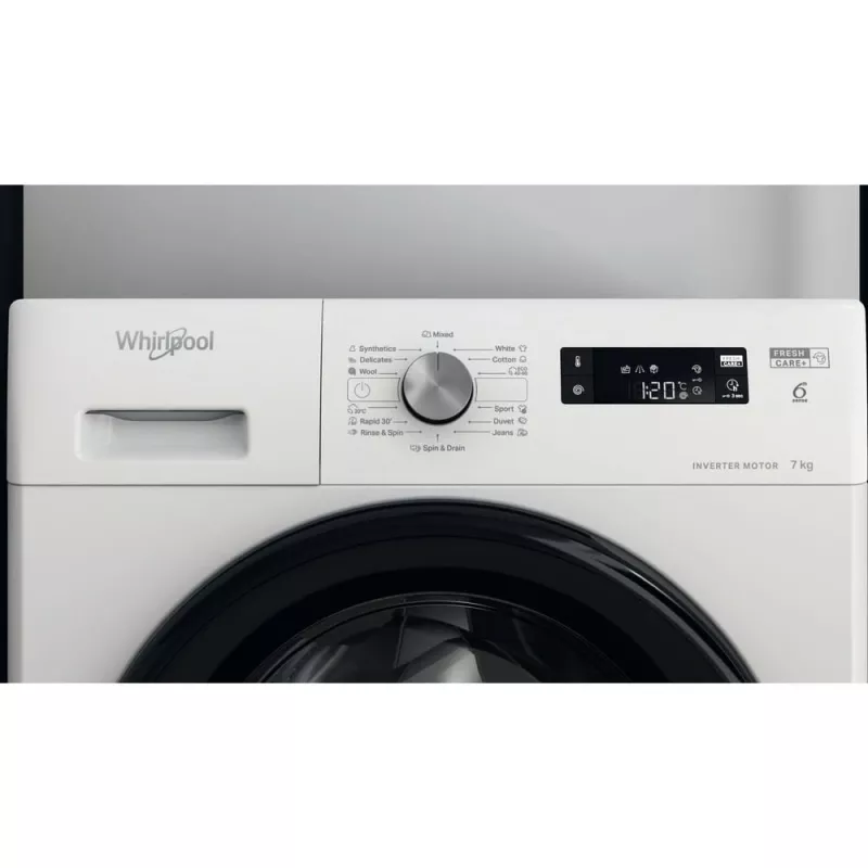 Whirlpool FFS7259BEE Lavadora de carga frontal 7 kg 1151 rpm Blanco