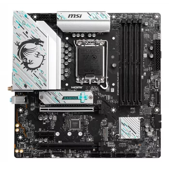 Placa base MSI B760M GAMING PLUS WIFI – Intel B760, LGA 1700, micro ATX, DDR5, 4 DIMM, Wi‑Fi 6E, 2.5Gb LAN
